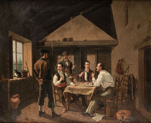 MANUEL CABRAL AGUADO BEJARANO, "El almuerzo de los cazadore