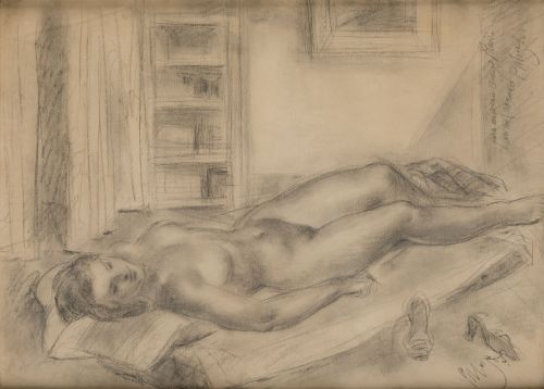 PEDRO MOZOS MARTÍNEZ, "Desnudo femenino"