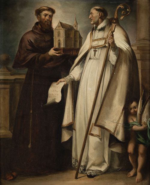 SEGUIDOR DE BARTOLOMÉ ESTEBAN MURILLO, "San Buenaventura y