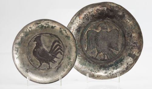 Silver plate according to models of the Umayyad Caliphate