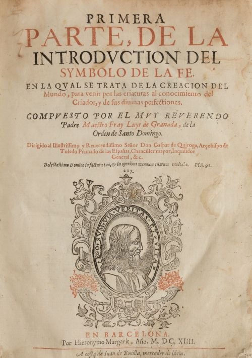 FRAY LUIS DE GRANADA, "Introduccion del symbolo de la Fe ..