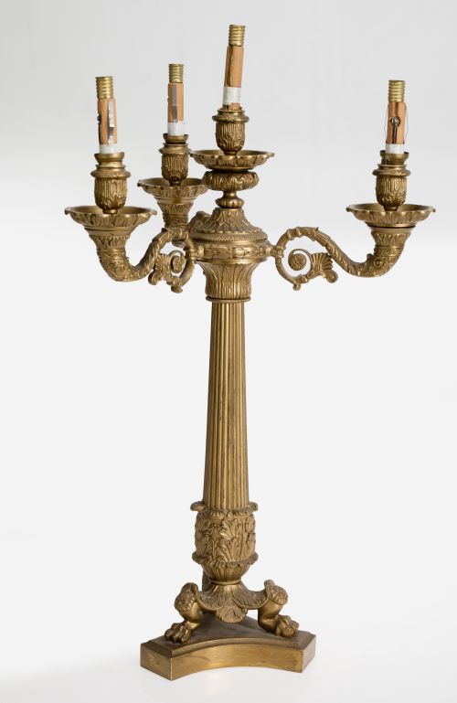 Napoleon III style table lamp, France, 20th century