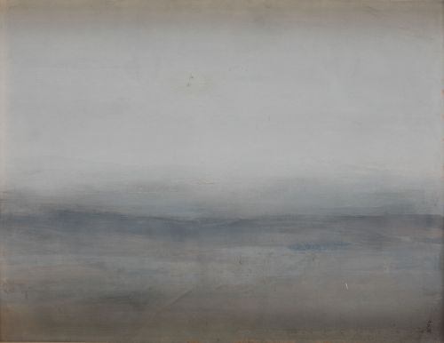 GUILLERMO DELGADO, "Paisaje", 1976, Óleo sobre tablex