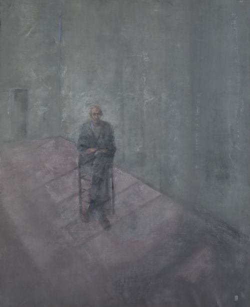 GUILLERMO DELGADO, "Reclusión mayor", 1975, Óleo sobre li