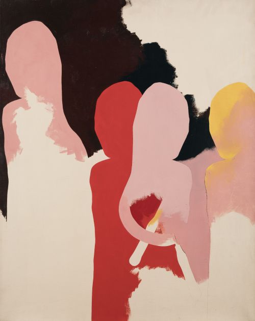 MAURICE MATIEU, "Etude pour la manifestations", 1969, Óleo