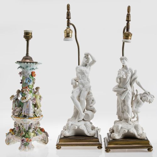 Pair of table lamps, Spain, 20th century