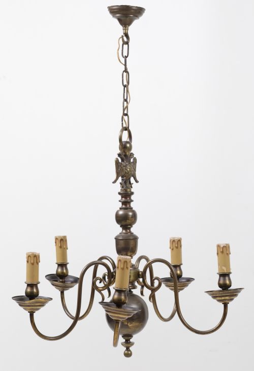 Dutch style lamp, Spain, mid 20th century