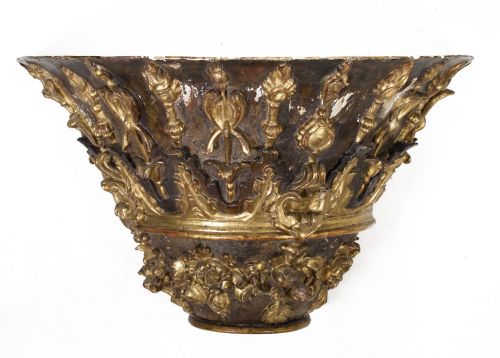 Planter made from an architectural element from the 18th ce