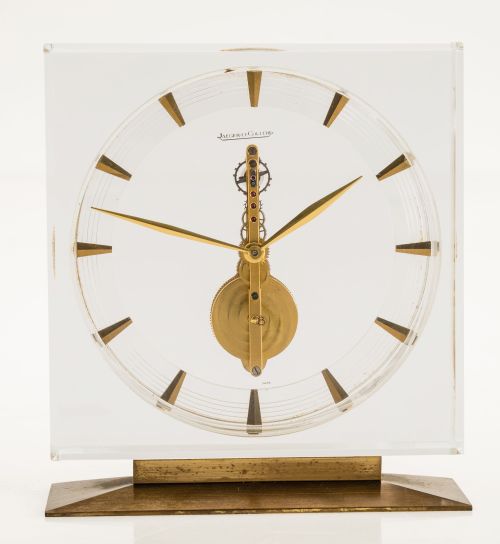 Jaeger- LeCoultre skeleton table clock online, no. 420, Swi