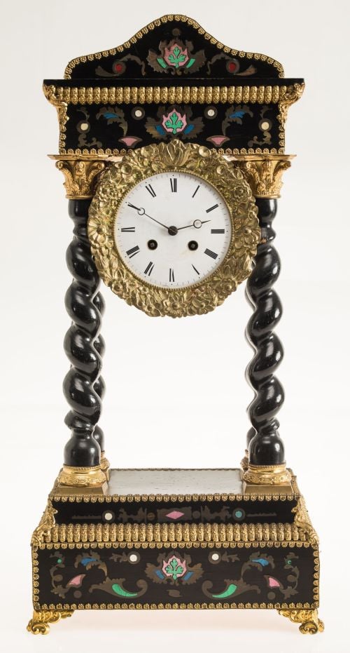 Napoleon III portico clock, France, 19th century