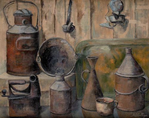 ESCUELA ESPAÑOLA, SPANISH SCHOOL (20th century) "Still life