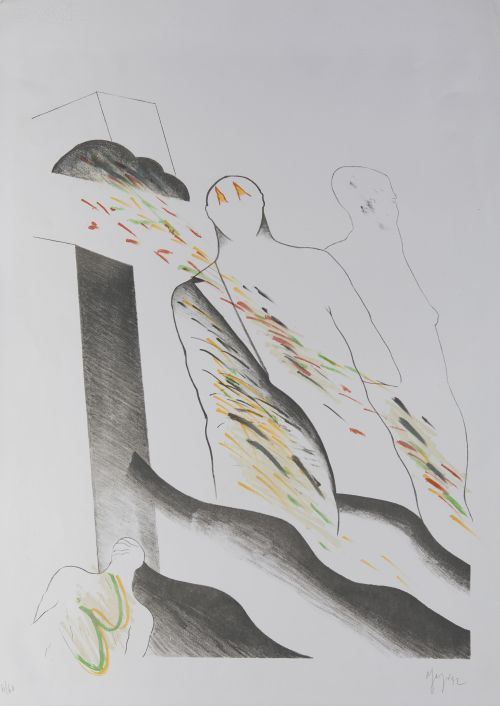 RODOLFO OPAZO, "Sin título", 1992, Serigrafía sobre papel