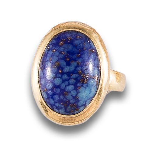 RING IN GOLD AND SIMILAR LAPISLAZULI