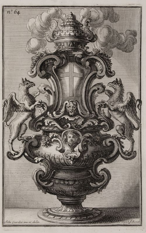 GIOVANNI GIARDINI DA FORLI, "Disegni Diversi", 1714, Cuatro