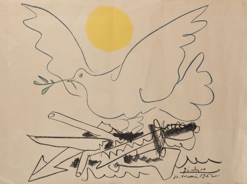 PABLO RUIZ PICASSO (DESPUES), “La paloma de la paz” 1962,