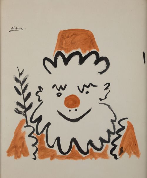 PABLO RUIZ PICASSO (DESPUES), “Papá Noël”, Litografía