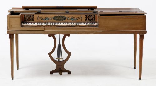 Mahogany harpsichord Muzio Clementi & Co, England, late 19t