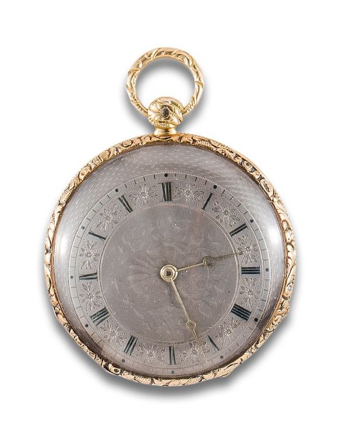 LEPINE POCKET WATCH IN YELLOW GOLD