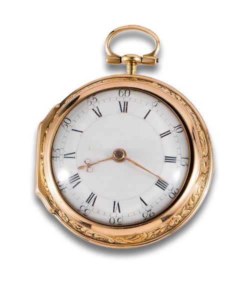 ONION ENGLISH POCKET WATCH IN YELLOW GOLD