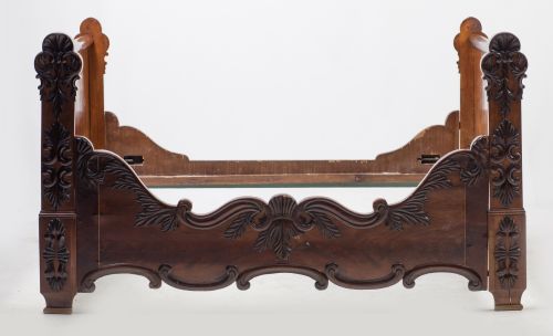 Alfonsine side bed, Spain, 19th century