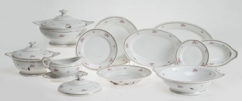 Porcelain tableware, Vista Alegre, Portugal, 20th century