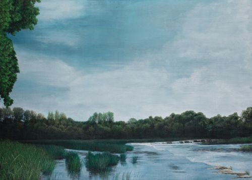 GABRIELA BETTINI, “Kuldiga (cascada)”, 2013, Cera y acrílic