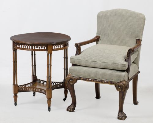 George I style armchair, 20th century