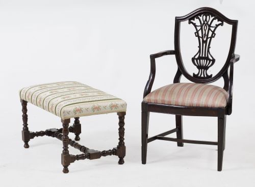 Heppelwhite style chair, England, 19th century