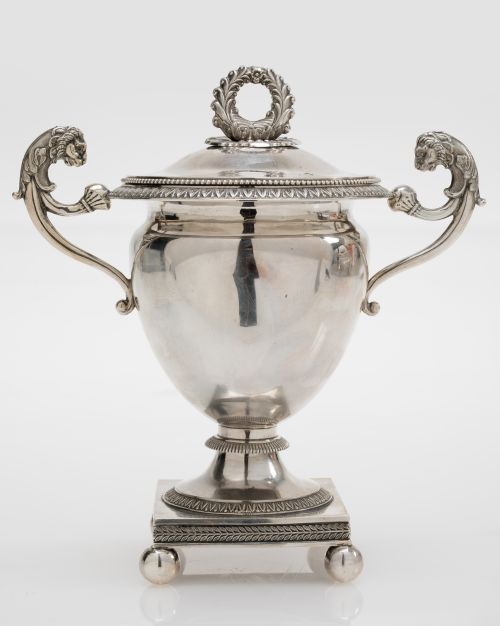 French silver empire cup, 19th century