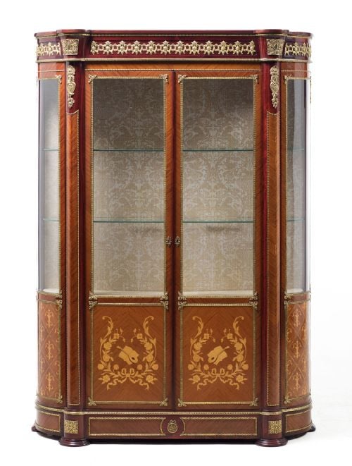 Napoleon III style display case, Spain, 20th century