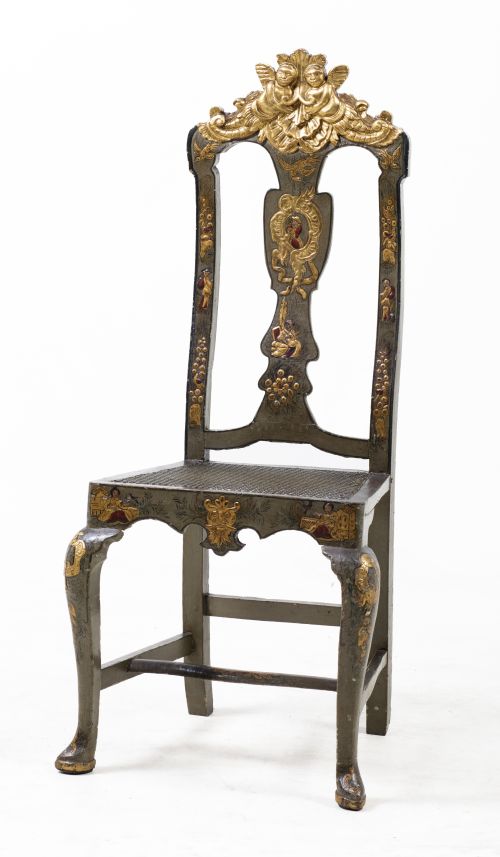 Chair following models from the 18th century, Andalusia, 19