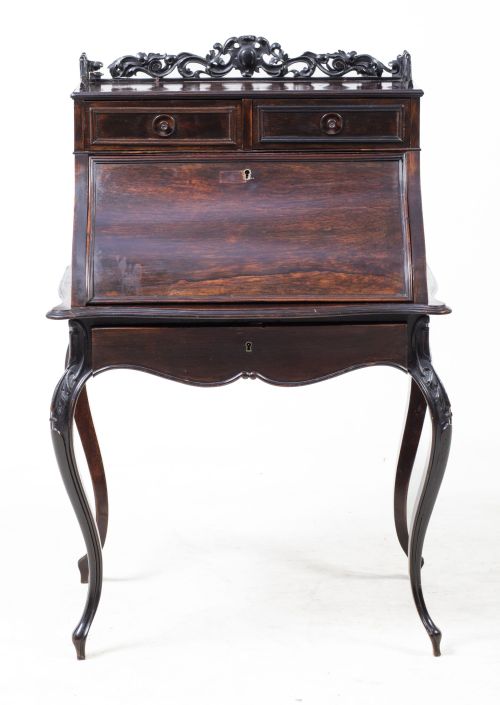 Alfonisno folding top desk, Spain, c. 1900