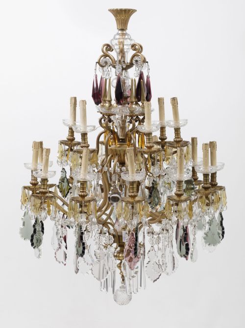 Louis XV style ceiling lamp, Spain, mid 20th century