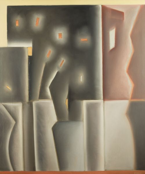 ANTONIO ROJAS PEINADO, "El lugar del deseo I", 2002, Óleo s