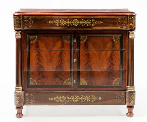 Queen Governor mahogany chest of drawers, Spain, 19th centu