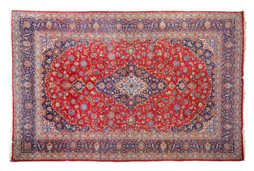 Hand-knotted Persian wool rug, 20th century