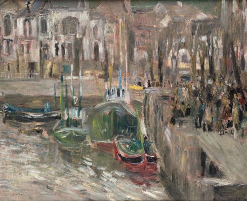 IGNACIO GARCIA ERGÜIN Bilbao (1934) "Bermeo. Arrival of the