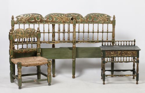 Bedroom set, Spain, mid-20th century