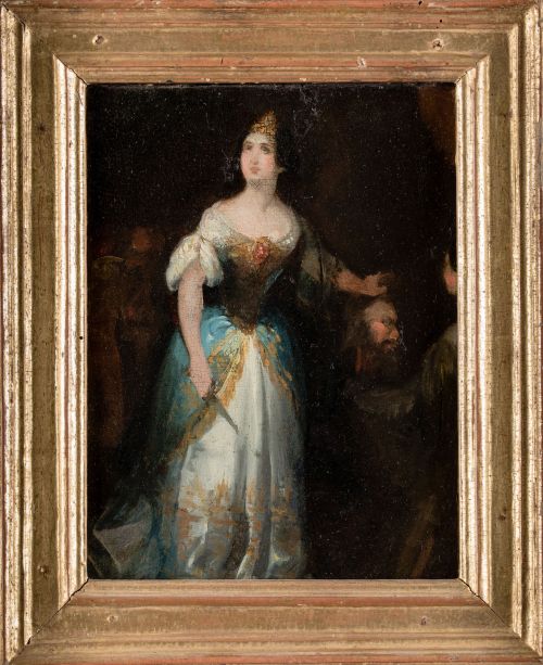 SEGUIDOR DE FRANCISCO DE GOYA, "Judith con la cabeza de Hol