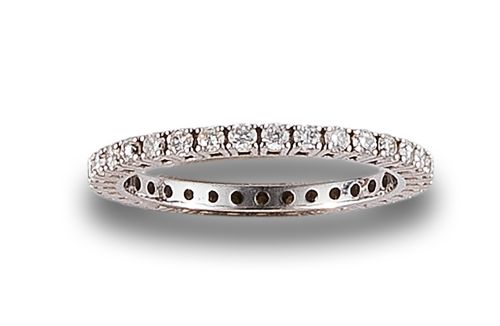 ETERNITY DIAMONDS RING, IN WHITE GOLD