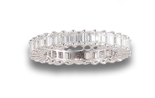 ETERNITY DIAMONDS RING, IN WHITE GOLD