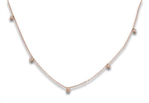 DIAMOND CHOKER, IN ROSE GOLD