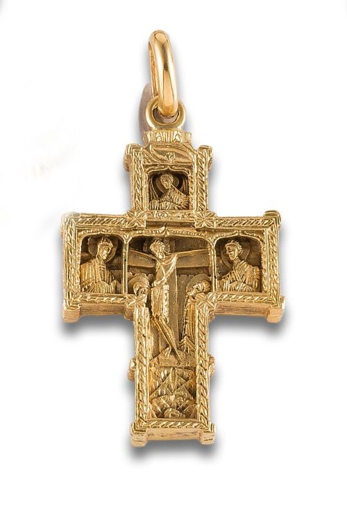 CROSS IN YELLOW GOLD