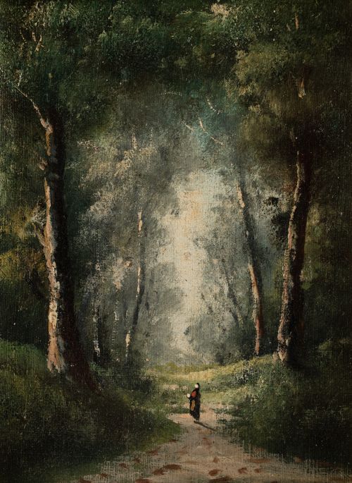 ANONYMOUS (Late 19th century - Early 20th century) "Path in