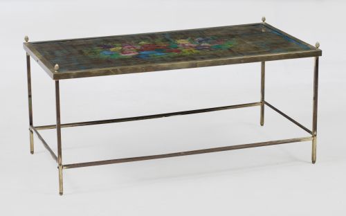 Gilded brass coffee table, Spain, 20th century