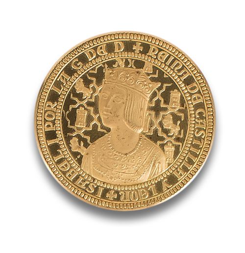 COMMEMORATIVE COIN V CENTENARY SEGOVIA IN GOLD