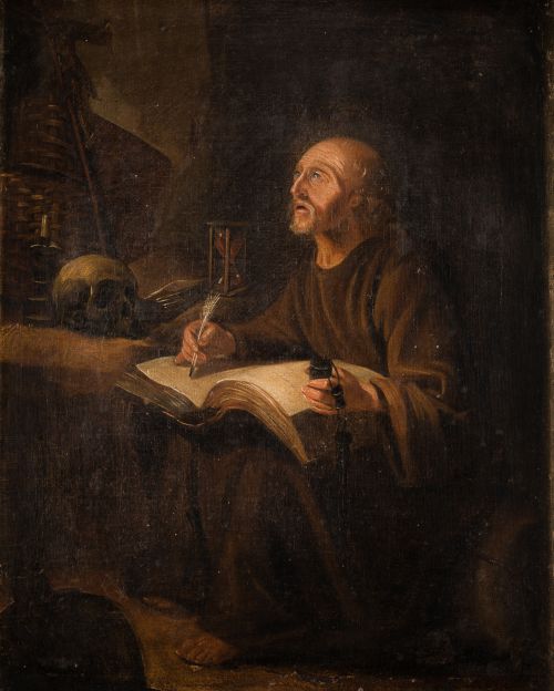 ANONYMOUS (19th CENTURY) "Holy hermit"