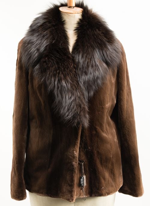 Jacket in brushed mink fur, Italy, 20th century