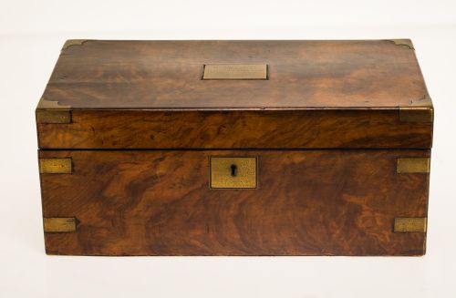 Caja escritorio victoriana, Inglaterra, 1898