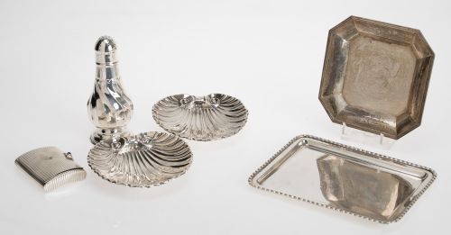 Lot of hallmarked silver objects, Spain, 20th century